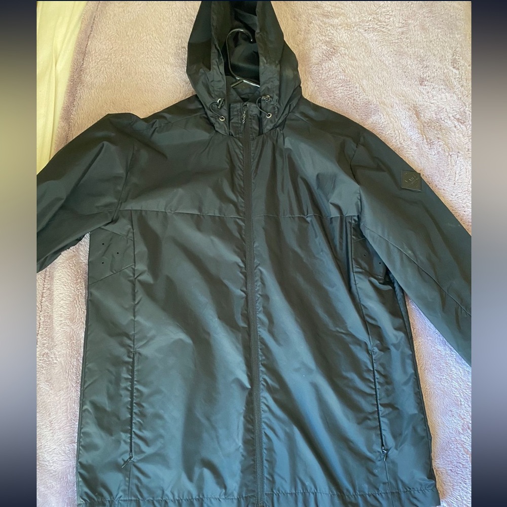 Vans black windbreaker,